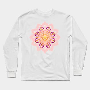 mandala Clamber Paintmandala Zoom drawing Long Sleeve T-Shirt